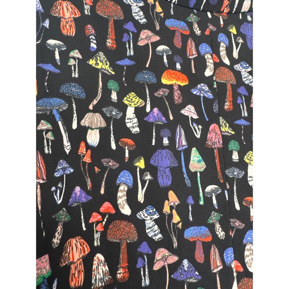 Essentiel Antwerp Mushroom Print Ruffle odell Blazer Black Multicolor 36 small - Picture 13 of 13